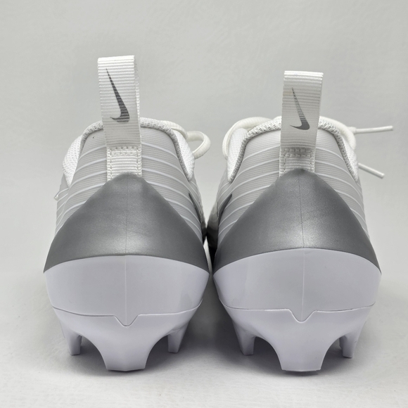 Nike Vapor Speed 3 Men's Size 8 White Silver Football Cleats FB3303-100 New - Picture 5 of 10